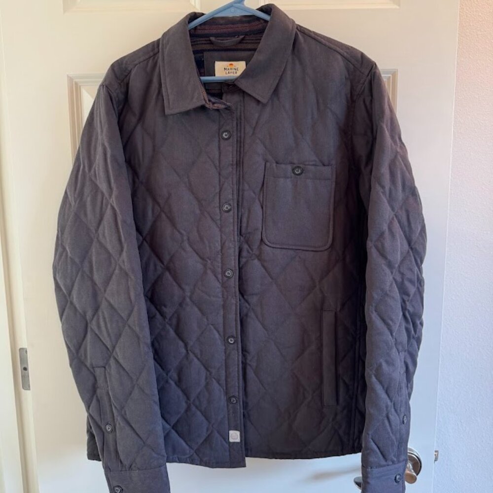 Marine Layer Rhett Quilted Bomber